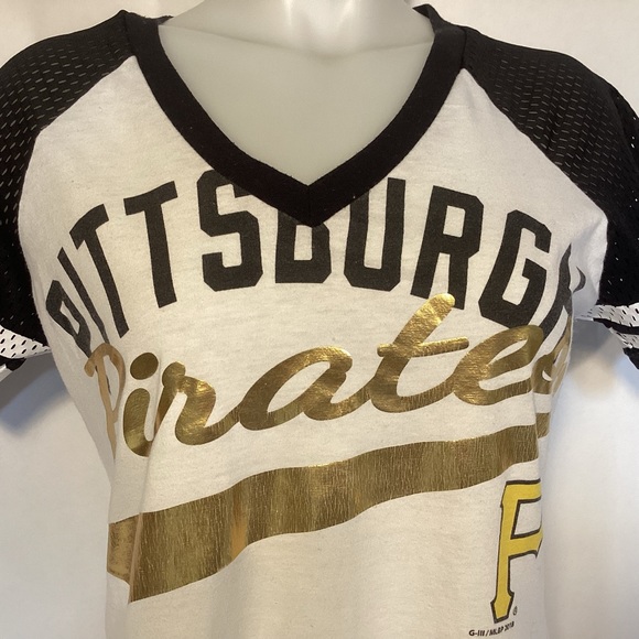 Womens Pittsburgh Pirates Jersey G III 4her by Carl Banks size small - Picture 2 of 8